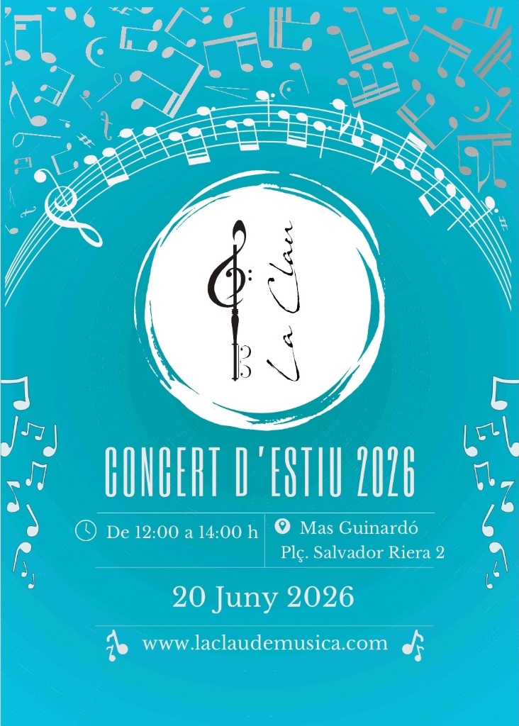 Cartell Concert d'Estiu 2026